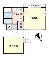 東京都中野区新井1(アパート)の賃貸物件の間取り