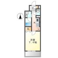 愛知県名古屋市中村区佐古前町(マンション)の賃貸物件の間取り