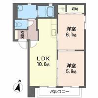 ハイライズMRIII Aの間取り
