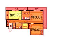 オーベル横浜戸部本町の間取り