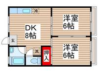 メゾン野口Aの間取り