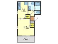 大阪府大阪市生野区勝山南3(アパート)の賃貸物件の間取り