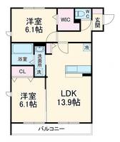 物件の間取り画像