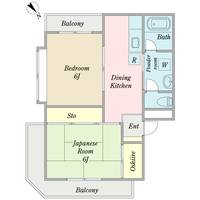 サンアベニューの間取り