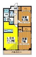 物件の間取り画像
