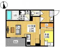 物件の間取り画像