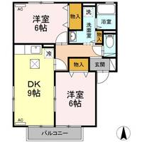 グリーンコートCの間取り