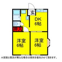 クレヴァーハイツBの間取り
