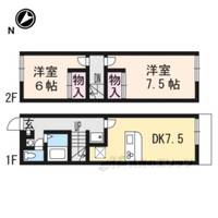 レオパレス小柿の間取り