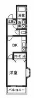 群馬県前橋市荒牧町2(マンション)の賃貸物件の間取り
