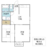 ハイツ桜川の間取り