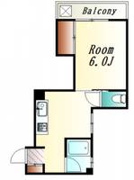 広島県広島市西区大芝2(マンション)の賃貸物件の間取り