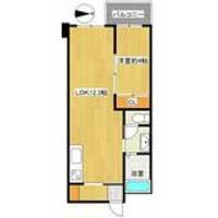 熊本県熊本市中央区上林町(マンション)の賃貸物件の間取り