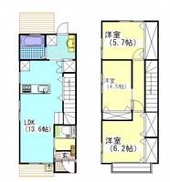 岡山県岡山市南区新保(一戸建)の賃貸物件の間取り