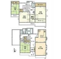 神奈川県川崎市多摩区長尾6(一戸建)の賃貸物件の間取り