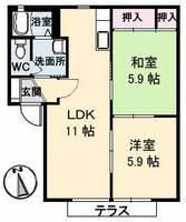 物件の間取り画像