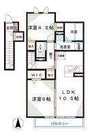クレールB〔定借〕の間取り
