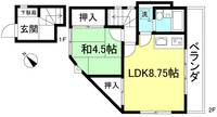 寺沢アパートの間取り
