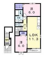 メローライフCの間取り