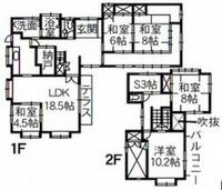 物件の間取り画像