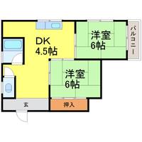愛知県名古屋市熱田区中田町(マンション)の賃貸物件の間取り