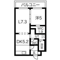 TOMOS APARTMENTS MEITETSU OSATOの間取り