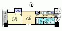 広島県広島市中区三川町(マンション)の賃貸物件の間取り