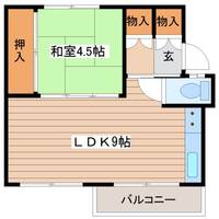 ビレッジハウス銭函1号棟の間取り
