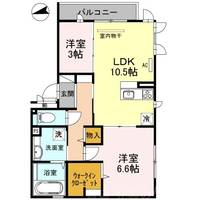 大阪府大阪市平野区喜連2(アパート)の賃貸物件の間取り