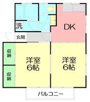 ビラマーサBの間取り