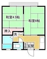 シティハイツ金杉の間取り