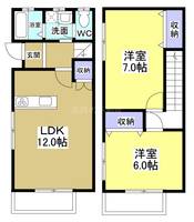 静岡県浜松市中央区三和町(一戸建)の賃貸物件の間取り