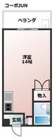 コーポJUNの間取り