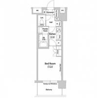 東京都千代田区神田錦町2(マンション)の賃貸物件の間取り