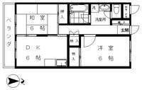 ハイツ萩の間取り