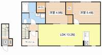 滋賀県彦根市大堀町(アパート)の賃貸物件の間取り