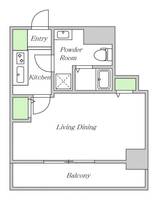 大阪府大阪市福島区福島1(マンション)の賃貸物件の間取り