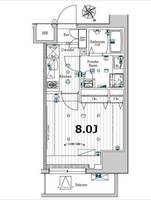 東京都江東区福住1(マンション)の賃貸物件の間取り