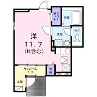愛知県丹羽郡扶桑町大字柏森字御字神(アパート)の賃貸物件の間取り
