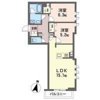 リラフォートの間取り
