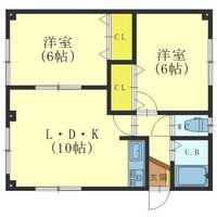 北海道函館市本通1(アパート)の賃貸物件の間取り