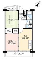 UR真砂第一の間取り