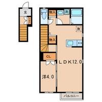 フラワーフォンテーヌIIIの間取り