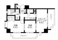レジディア文京本郷の間取り
