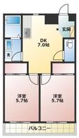 花の台ハイツの間取り