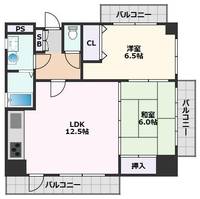 大阪府吹田市泉町4(マンション)の賃貸物件の間取り