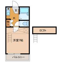 静岡県浜松市中央区助信町(アパート)の賃貸物件の間取り