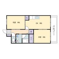 広島県安芸郡府中町鶴江1(マンション)の賃貸物件の間取り