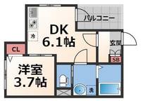 Laugh Tale 2番館の間取り