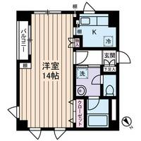 東京都大田区中央4(マンション)の賃貸物件の間取り